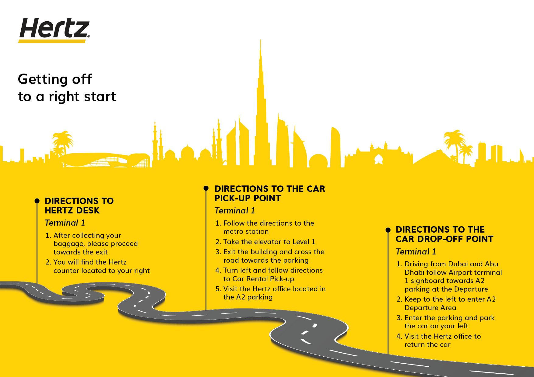 Airport Directions Terminal 1