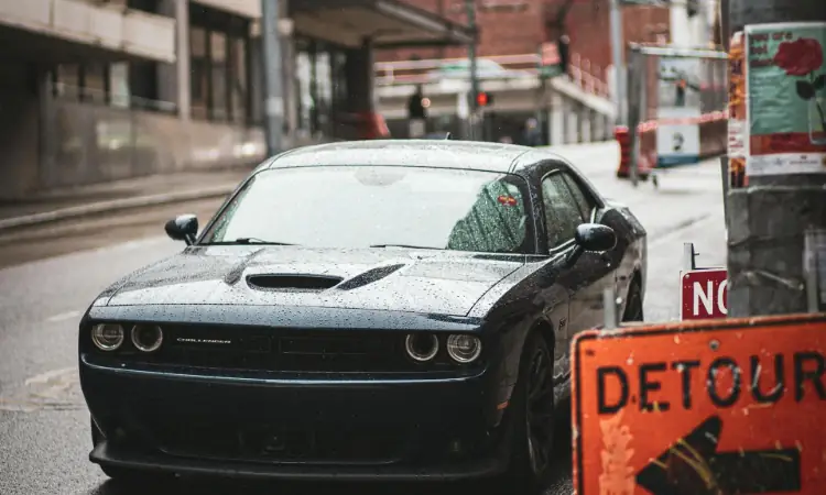 Dodge Challenger parked on Street