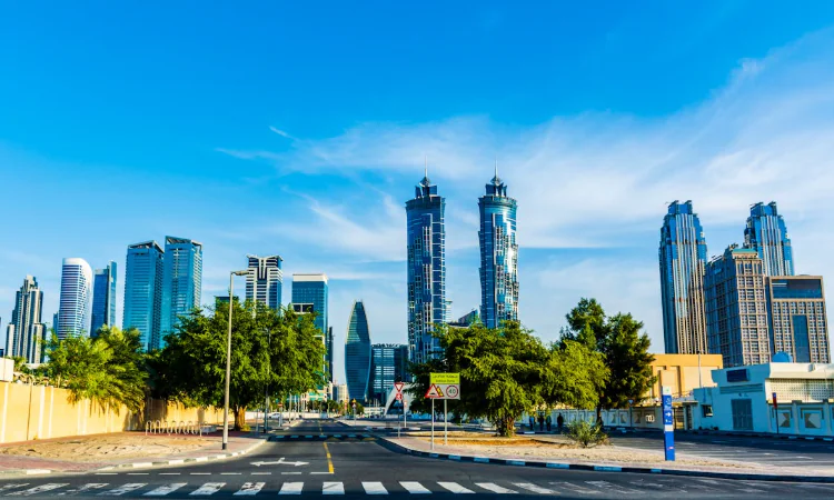 City Buildings Under Blue Sky in Dubai