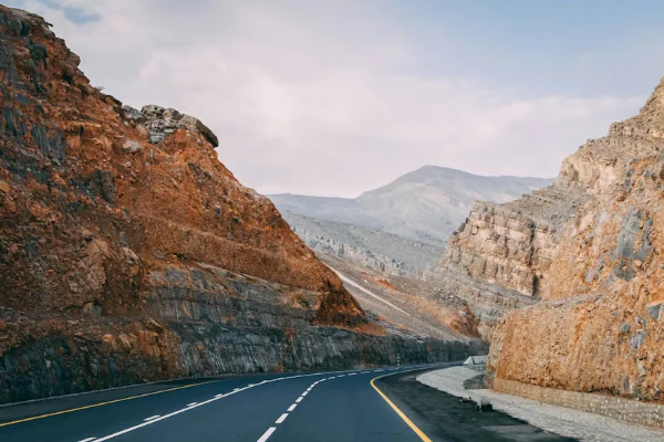 Scenic View of Jebel Jais Mountain Range