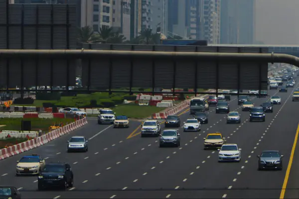 Traffic in city